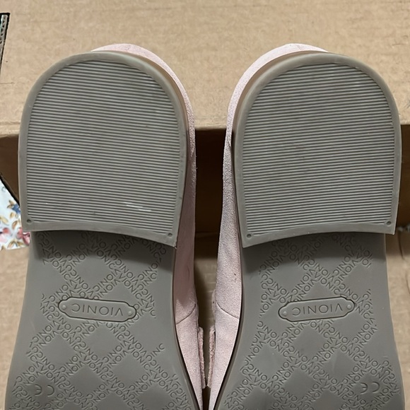 Vionic Gem Bedazzled Blush Pink Loafers - Picture 5 of 12